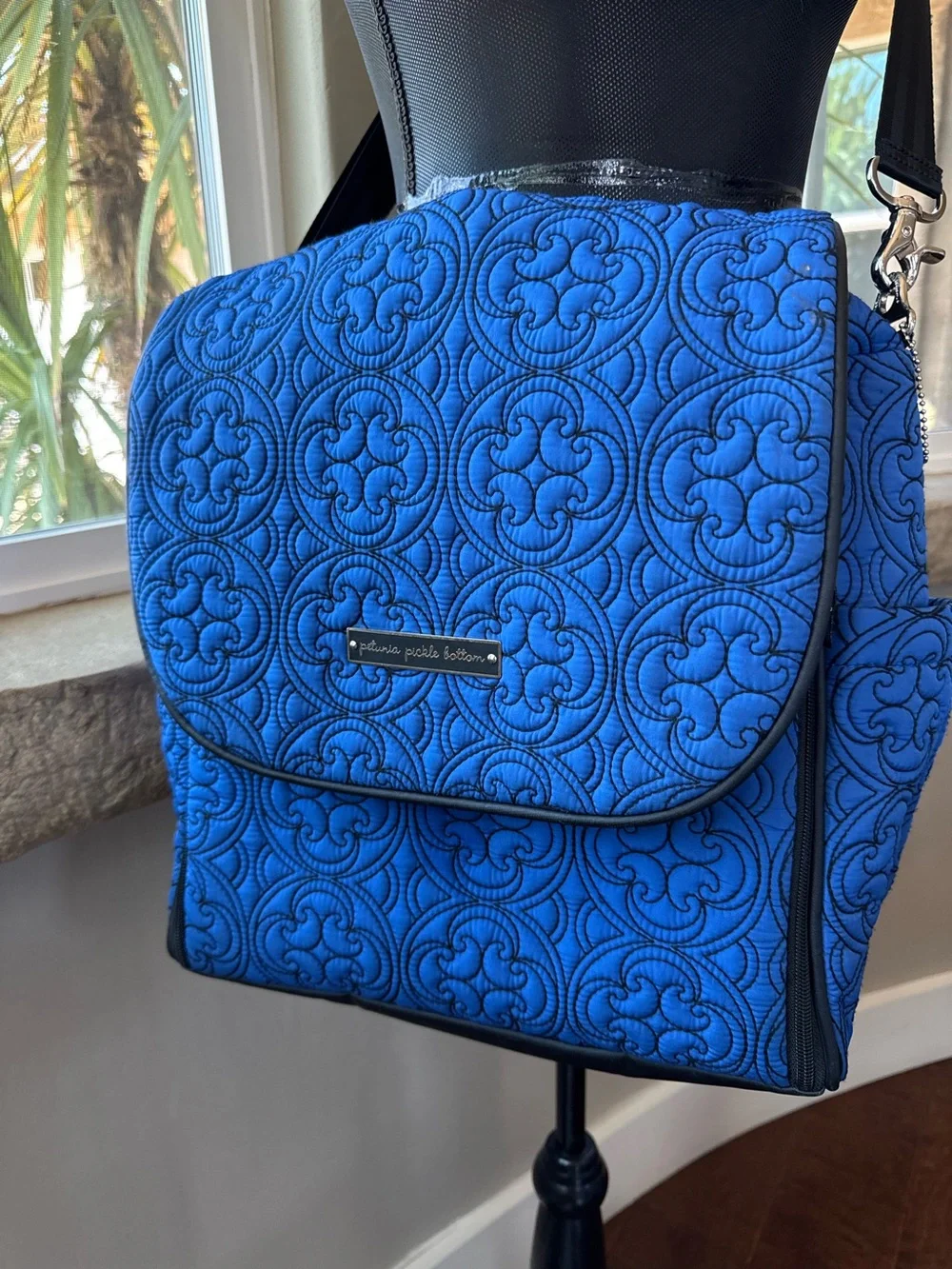Petunia Pickle Bottom Westminster Quilted Crossbody Bag Shoulder Bag Diaper Bag